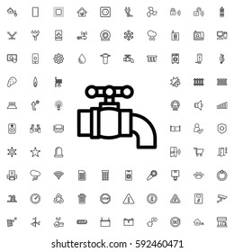 tap icon illustration isolated vector sign symbol. Smart home icons vector set.
