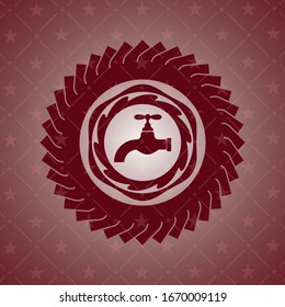 icono de punteo dentro del emblema rojo