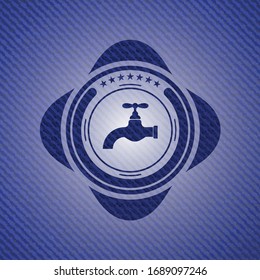 tap icon with jean texture
