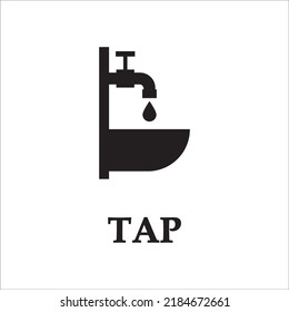 tap icon logo vector design