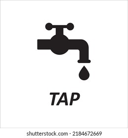 tap icon logo vector design