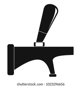 Tap icon. Simple illustration of tap vector icon for web