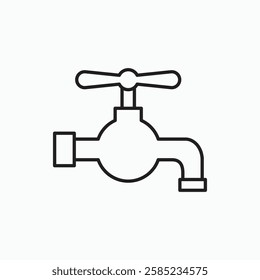 Tap icon. simple vector icon