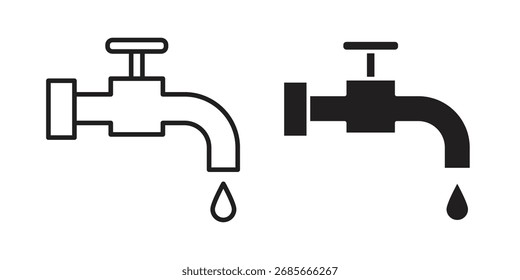 Tap icon simple vector symbol