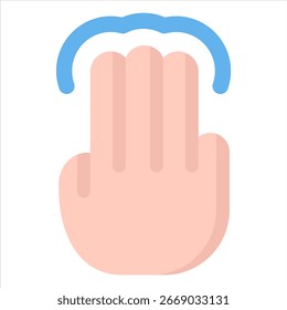 Tap icon symbol. Vector illustration.