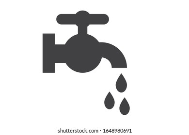 Tap icon vector on white background 
