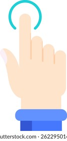Tap Line vector Icon Design