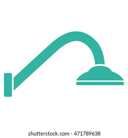 Tap Mixer icon. Vector style is flat iconic symbol, cyan color, white background.