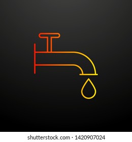 Tap nolan icon. Elements of ecology set. Simple icon for websites, web design, mobile app, info graphics