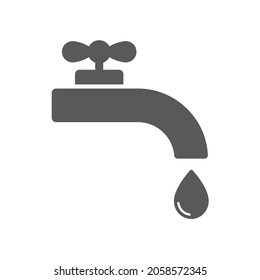 tap silhouette vector icon isolated on white background. tap icon for web, mobile apps, ui design and print polygraphy