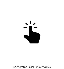 Tap simple flat icon vector illustration