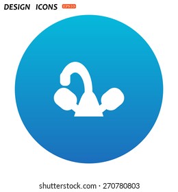 tap symbol. icon. vector design