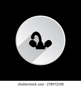 tap symbol. icon. vector design