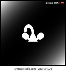 tap symbol. icon. vector design