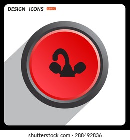 tap symbol. icon. vector design