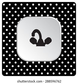 tap symbol. icon. vector design