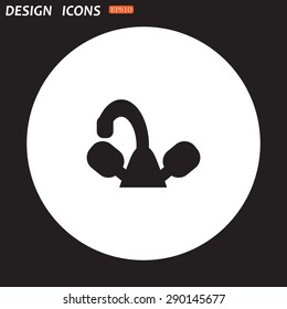 tap symbol. icon. vector design
