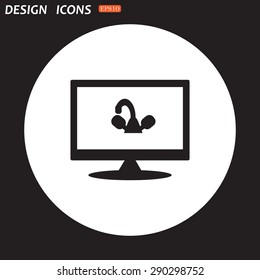tap symbol. icon. vector design