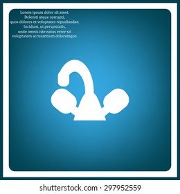 tap symbol. icon. vector design