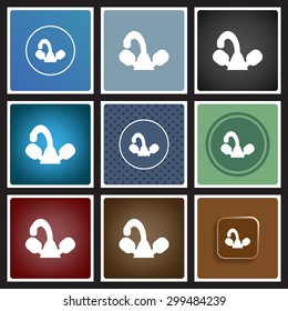 tap symbol. icon. vector design
