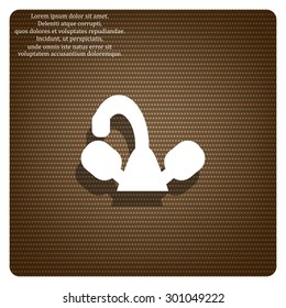 tap symbol. icon. vector design