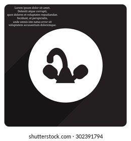 tap symbol. icon. vector design