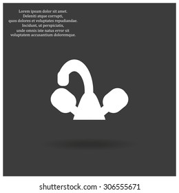 tap symbol. icon. vector design