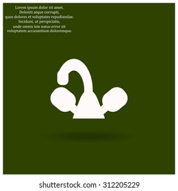 tap symbol. icon. vector design