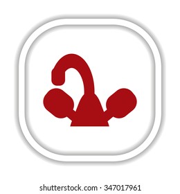 tap symbol. icon. vector design