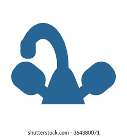 tap symbol icon, vector illustration. Flat design style