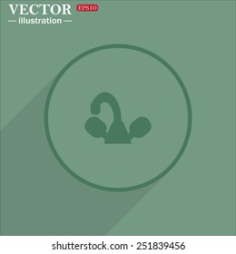 tap symbol, vector illustration, EPS 10