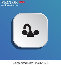 tap symbol, vector illustration, EPS 10
