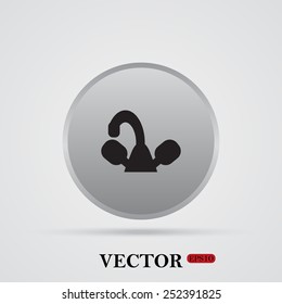 tap symbol, vector illustration, EPS 10