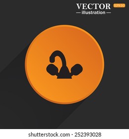 tap symbol, vector illustration, EPS 10