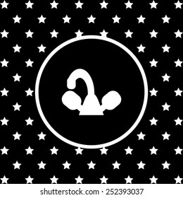 tap symbol, vector illustration, EPS 10