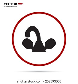 tap symbol, vector illustration, EPS 10