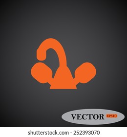 tap symbol, vector illustration, EPS 10
