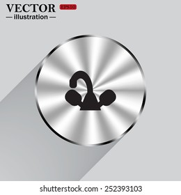 tap symbol, vector illustration, EPS 10