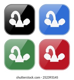 tap symbol, vector illustration, EPS 10