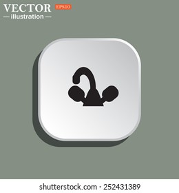 tap symbol, vector illustration, EPS 10