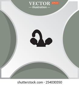 tap symbol, vector illustration, EPS 10