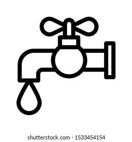 tap thin line vector icon
