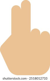 Tap Touch Hand Gesture Icon Vector Flat Illustration