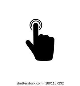 Tap and Touch icon. Finger icon vector illustration