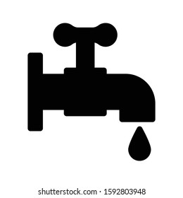 tap vector glyph flat icon 