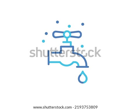 Tap vector icon. Editable stroke. Symbol in Line Art Style for Design, Presentation, Website or Apps Elements, Logo