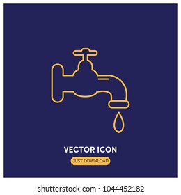 Tap Vector Icon Illustration