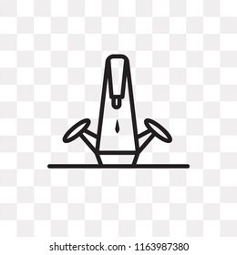 Tap vector icon isolated on transparent background, Tap logo concept