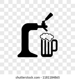 Tap vector icon isolated on transparent background, Tap logo concept