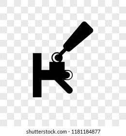 Tap vector icon isolated on transparent background, Tap logo concept
